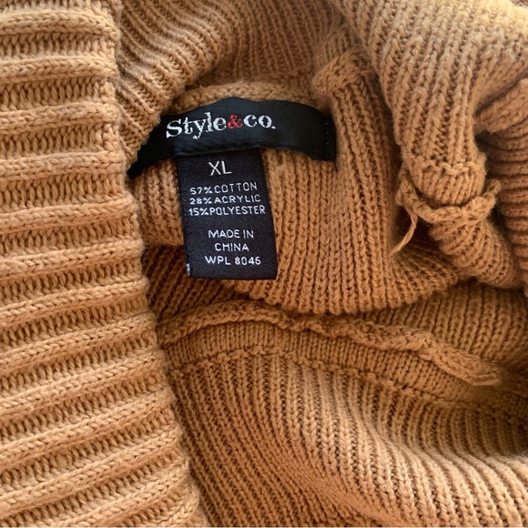 Style&co Ribbed Turtleneck - Picture 5 of 5
